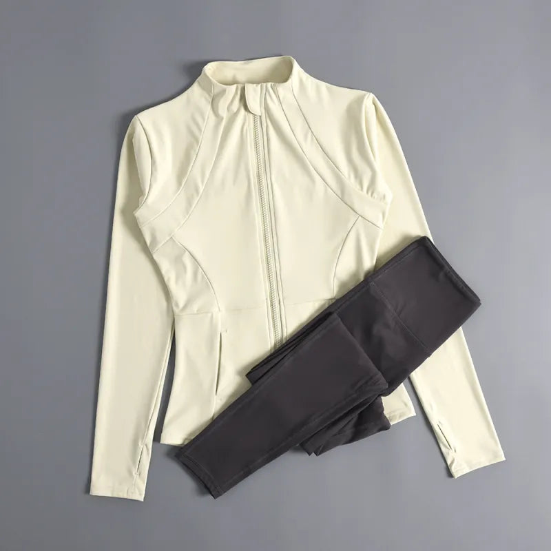 Winter Pilates Zip Suit