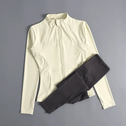 Winter Pilates Zip Suit