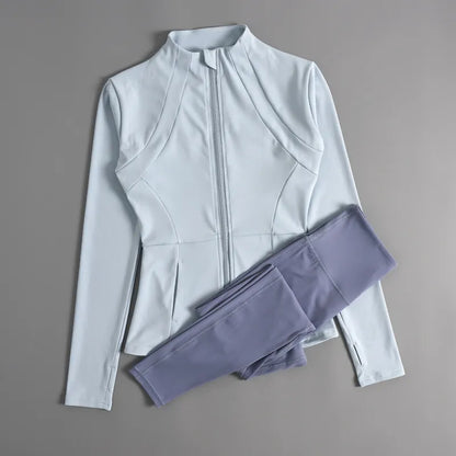 Winter Pilates Zip Suit