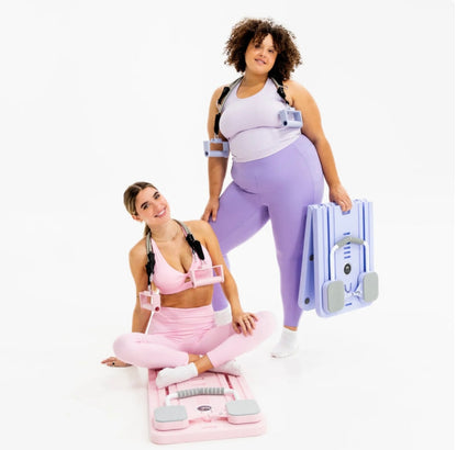 Pilates Reformer board - Pink & Blue