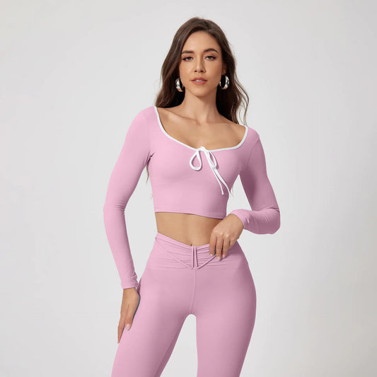 Elegant High Waist Pilates Suit